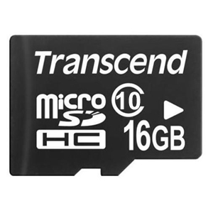 Transcend MicroSD  16GB  (Class 10)