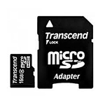 Transcend MicroSD  16GB  (Class 4)