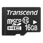 Transcend MicroSD  16GB  (Class 10)