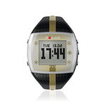 Часы для спорта с пульсометром Polar FT7F Black/Gold