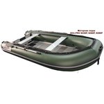 Моторная надувная лодка SEA-PRO N360P (зеленая)
