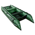 Надувная лодка-катамаран ПВХ HDX ARGON-2 380 (цвет зеленый)
